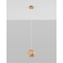 Lampa wisząca WOODY naturalne drewno