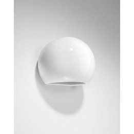 Kinkiet lakierowany GLOBE biały połysk