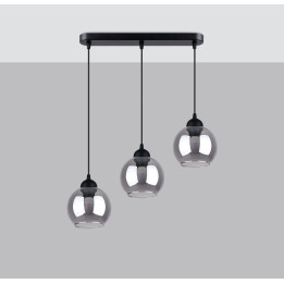 Lampa wisząca ALINO 3 czarna