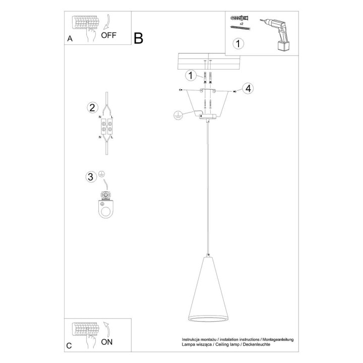 Lampa wisząca LOGE