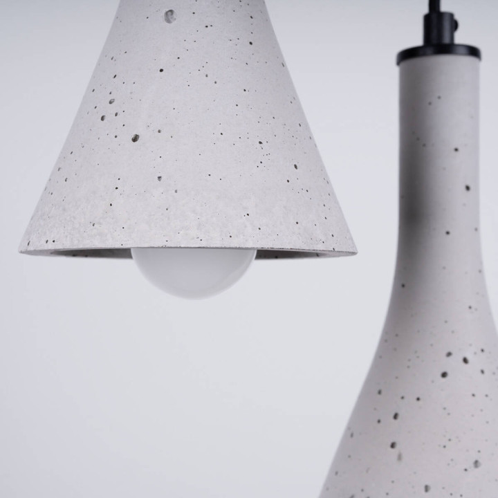 Lampa wisząca REA 3P beton