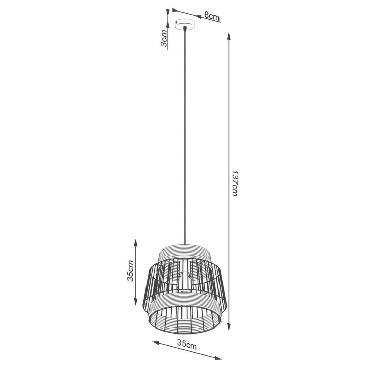 Lampa wisząca BRILO