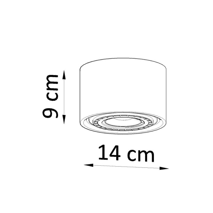 Plafon BASIC 1 beton
