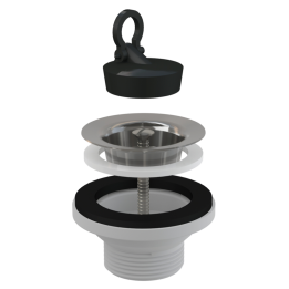 SPUST UMYWALKI 5/4", SITKO NIERDZEWNE DN63
