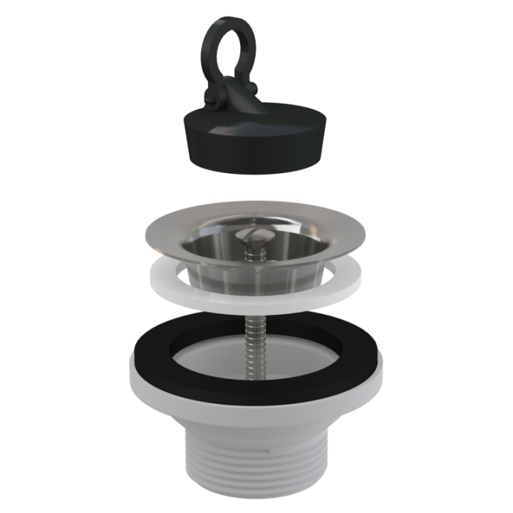 SPUST UMYWALKI 5/4", SITKO NIERDZEWNE DN63