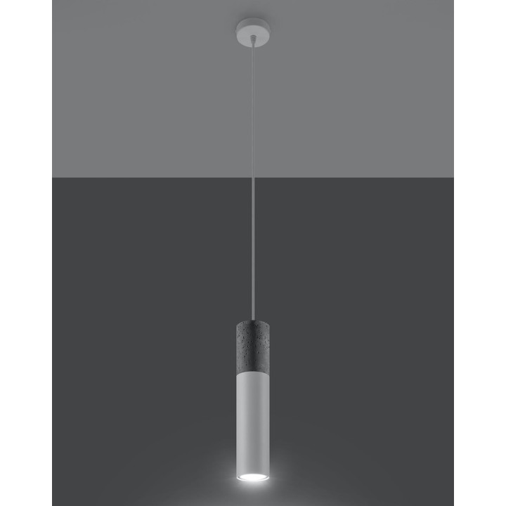 Lampa wisząca BORGIO 1 biały