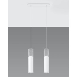 Lampa wisząca BORGIO 2 biały
