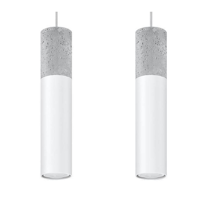 Lampa wisząca BORGIO 2 biały