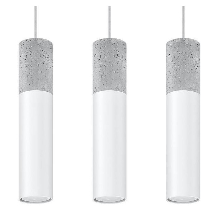 Lampa wisząca BORGIO 3L biały