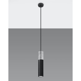 Lampa wisząca BORGIO 1 czarny