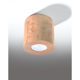 Plafon ORBIS naturalne drewno