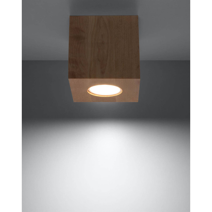 Plafon QUAD naturalne drewno