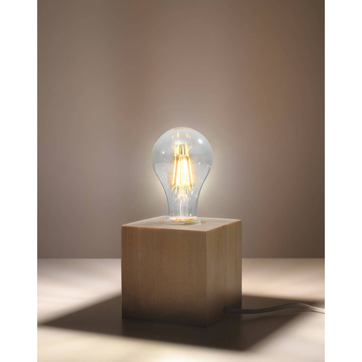 Lampa biurkowa ARIZ naturalne drewno