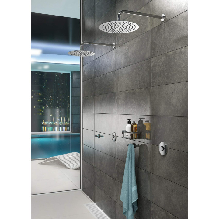BATERIA PRYSZNICOWA CZASOWA PODTYNKOWA CHROM BBH 048L
