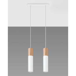 Lampa wisząca PABLO 2 biała
