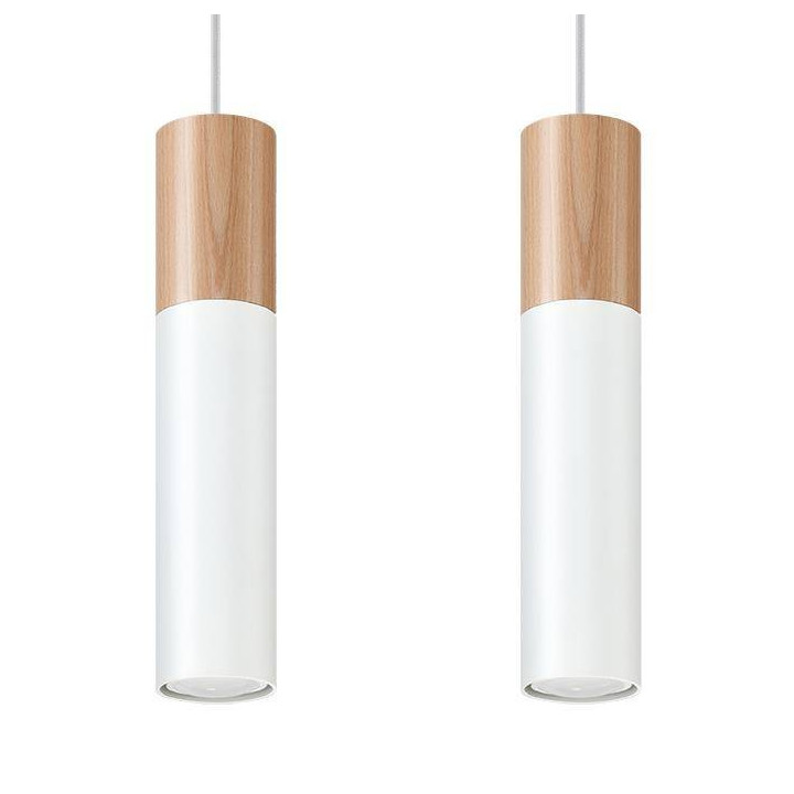 Lampa wisząca PABLO 2 biała