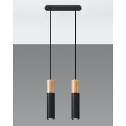 Lampa wisząca PABLO 2 czarna