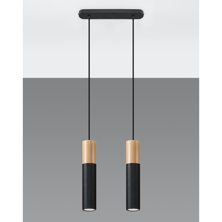 Lampa wisząca PABLO 2 czarna