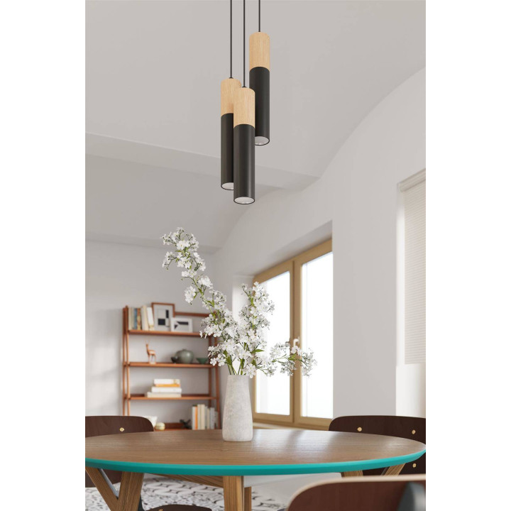 Lampa wisząca PABLO 2 czarna