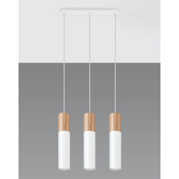 Lampa wisząca PABLO 3L biała