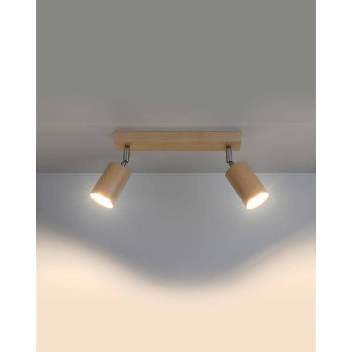 Plafon BERG 2 naturalne drewno