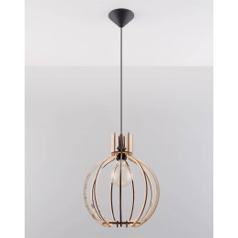 Lampa wisząca ARANCIA naturalne drewno