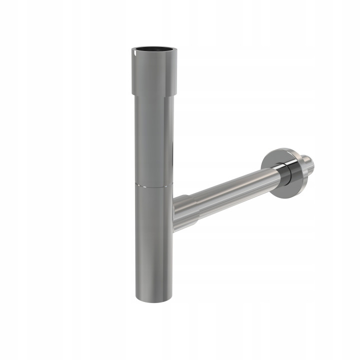 PÓŁSYFON UMYWALKOWY DN32 DESIGN METALOWY, MASYWNY