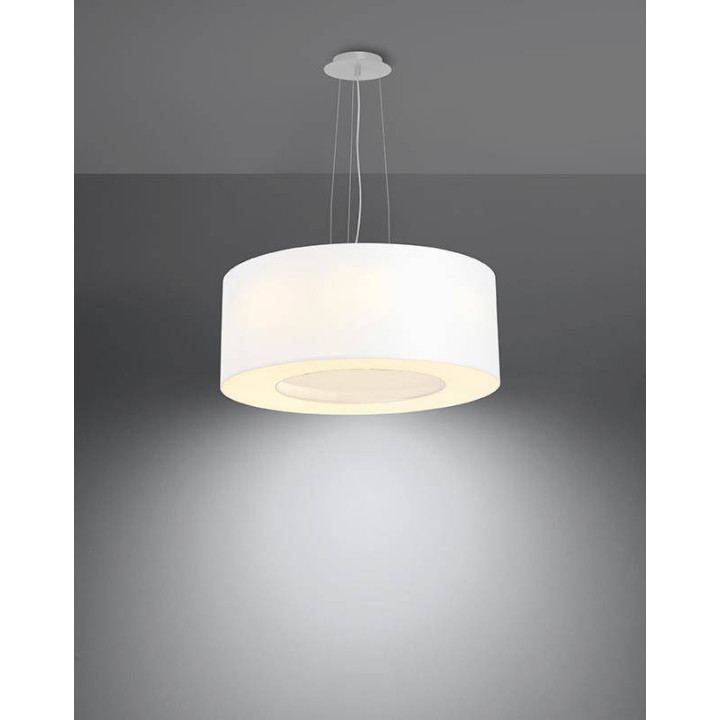 Żyrandol SATURNO 50 biały