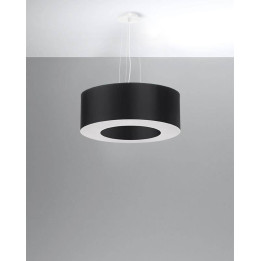 Żyrandol SATURNO 50 czarny