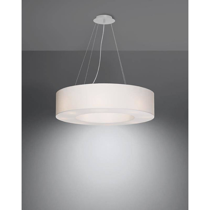 Żyrandol SATURNO 70 biały