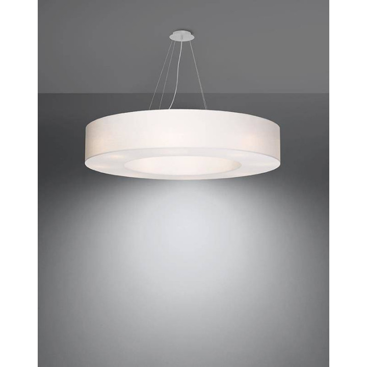 Żyrandol SATURNO 90 biały