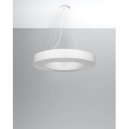 Żyrandol SATURNO SLIM 70 biały