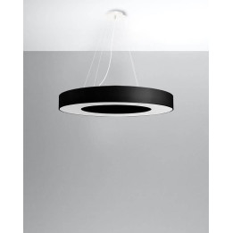 Żyrandol SATURNO SLIM 70 czarny