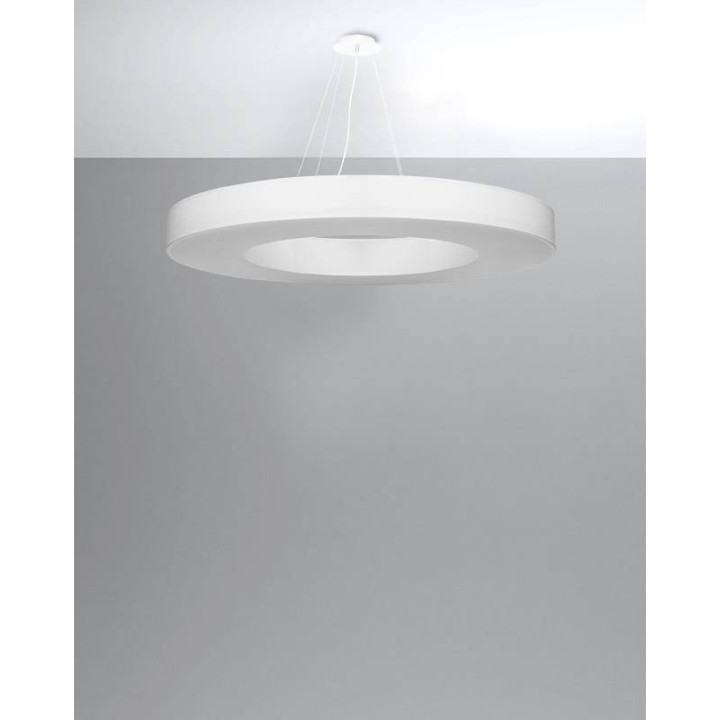 Żyrandol SATURNO SLIM 90 biały