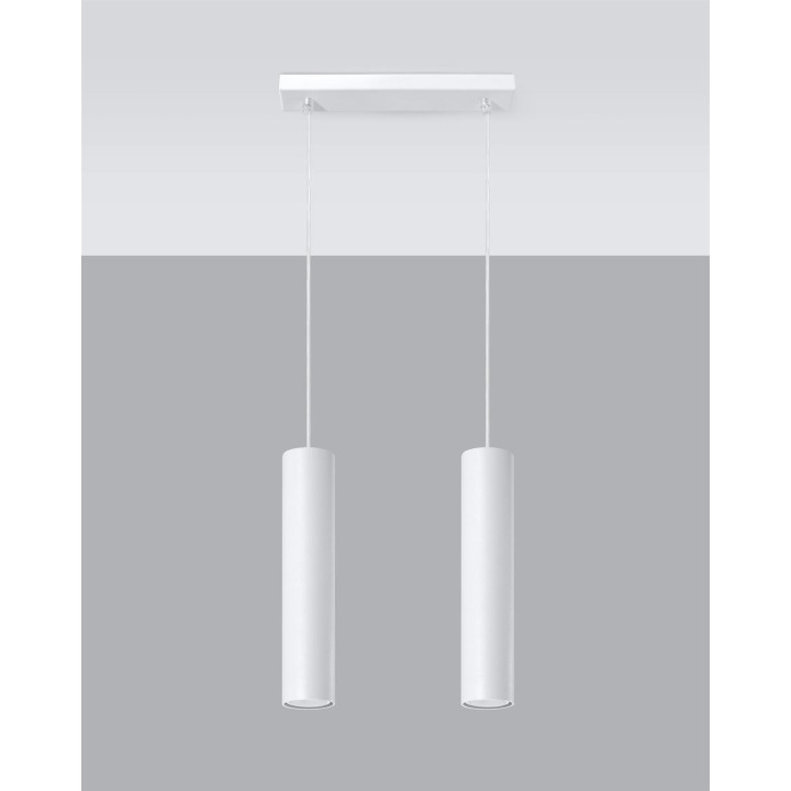 Lampa wisząca LAGOS 2 biały