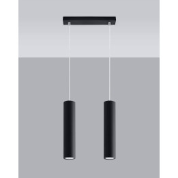 Lampa wisząca LAGOS 2 czarny