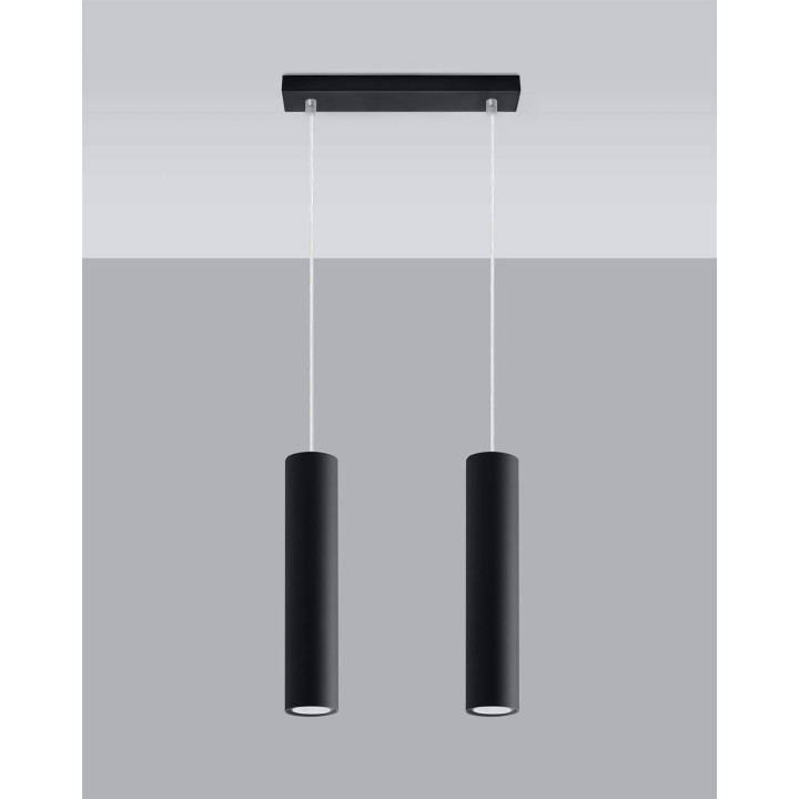 Lampa wisząca LAGOS 2 czarny