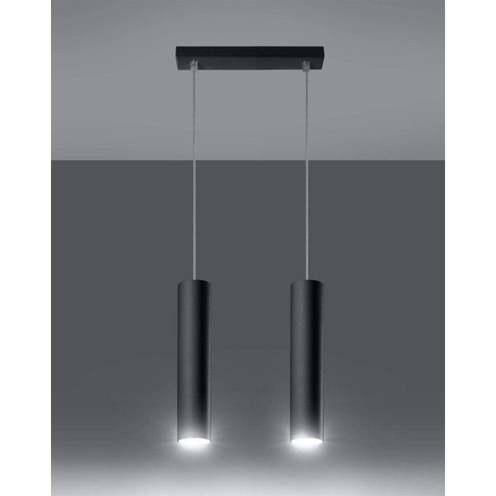 Lampa wisząca LAGOS 2 czarny