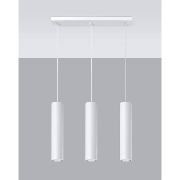Lampa wisząca LAGOS 3L biały