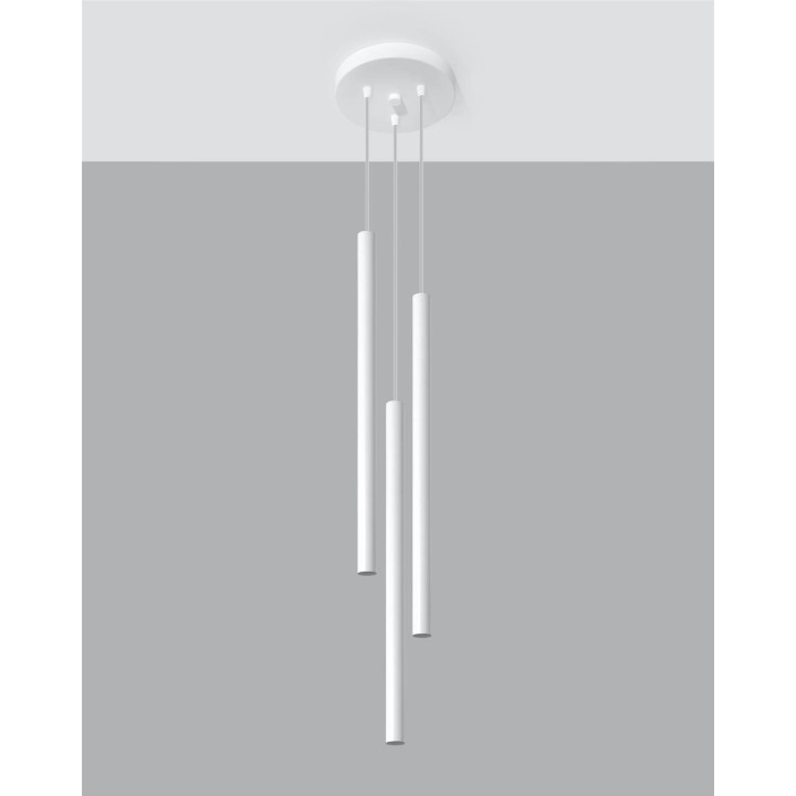 Lampa wisząca PASTELO 3P biała