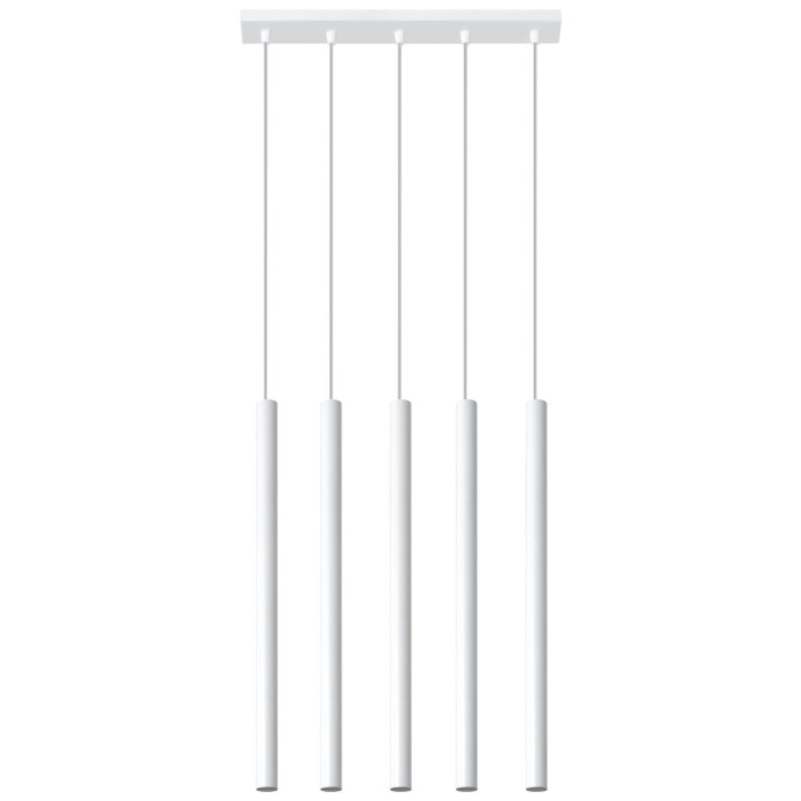 Lampa wisząca PASTELO 5 biała
