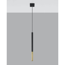 Lampa wisząca MOZAICA 1 czarny/złoto