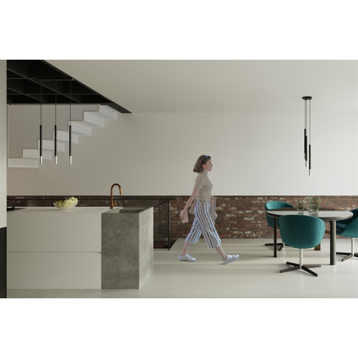 Lampa wisząca MOZAICA 3L czarny/chrom