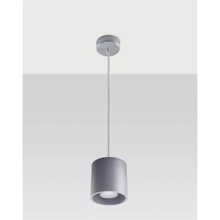 Lampa wisząca ORBIS 1 szary