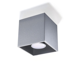 Plafon QUAD 1 szary
