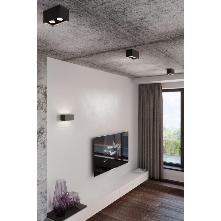 Plafon QUAD MAXI czarny