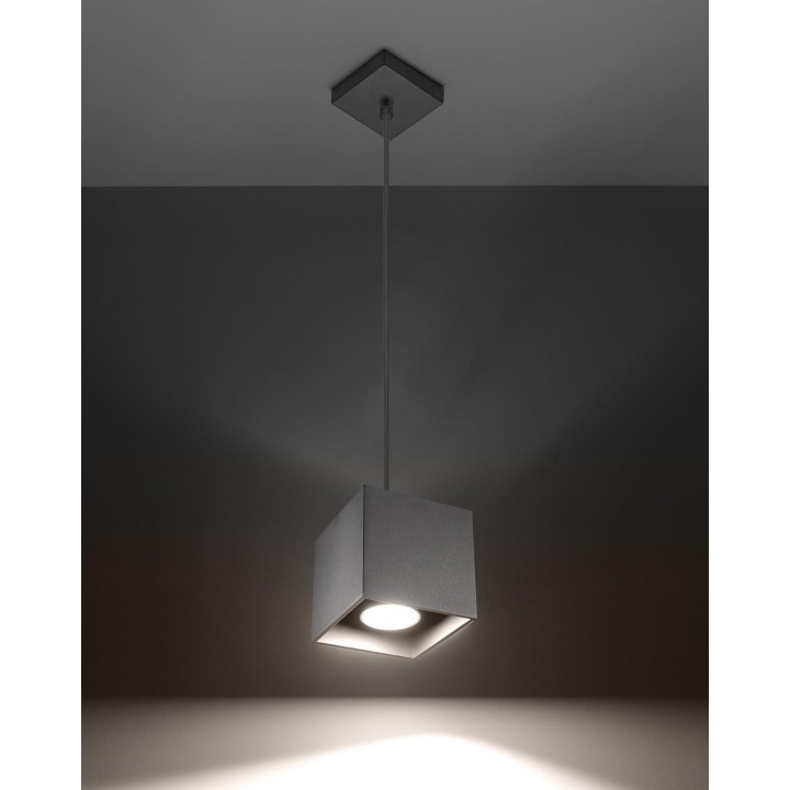 Lampa wisząca QUAD 1 szary