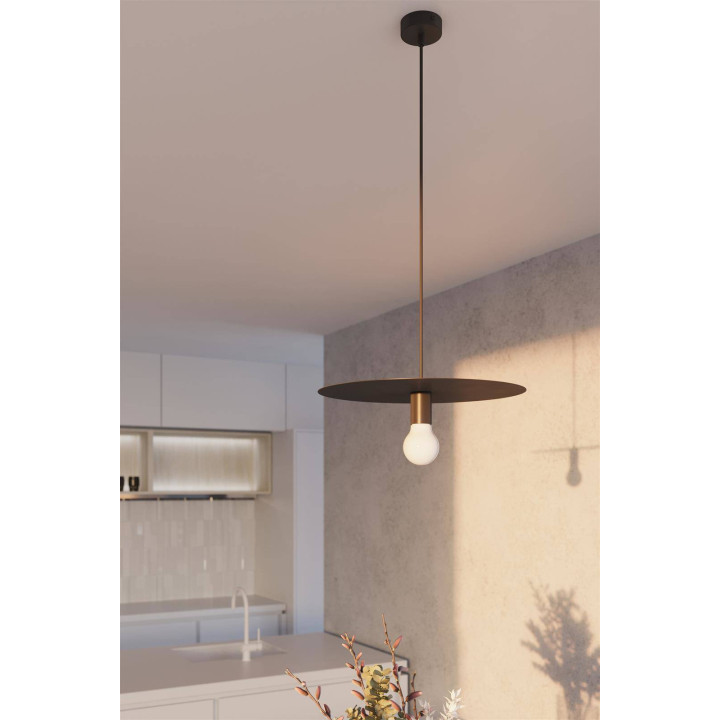 Lampa wisząca FLAVIO czarna