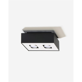Plafon MONO 2 czarny
