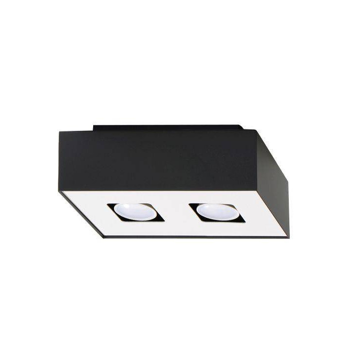 Plafon MONO 2 czarny